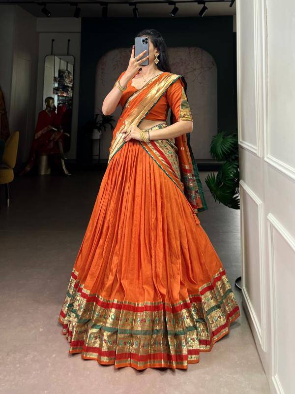 SHRAVANI Chanderi ONG Lehenga choli wholesale price